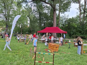 Orchesterschule KLANGwelt beim Picknickkonzert der Brass Band BlechKLANG